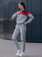 Миниатюра изображения товара Спортивный костюм Isee FN-55721 (р.44, серый/красный)