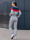 Миниатюра изображения товара Спортивный костюм Isee FN-55721 (р.44, серый/красный)