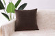 Миниатюра изображения товара Наволочка декоративная Sofi de Marko Кристал 45х45 / Нав-К102-45х45 (шоколадный)