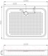 Миниатюра изображения товара Душевой поддон IVA 120x90 / TAS129