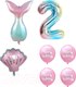 Миниатюра изображения товара Набор воздушных шаров Sundays Party Цифра 2 / C0006044B (розовый/голубой)