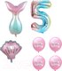 Миниатюра изображения товара Набор воздушных шаров Sundays Party Цифра 5 / C0006044E (розовый/голубой)