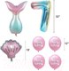 Миниатюра изображения товара Набор воздушных шаров Sundays Party Цифра 7 / C0006044G (розовый/голубой)