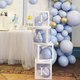 Миниатюра изображения товара Набор украшений для праздника Sundays Party Буквы / C0008625A (26шт, белый/голубой)