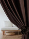 Миниатюра изображения товара Комплект штор Soft Lines Бархат 9102G-E11 (200x240, шоколад)