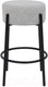 Миниатюра изображения товара Табурет барный AksHome Bob (серый лен AJ3013-1/черный)