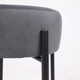 Миниатюра изображения товара Табурет барный AksHome Bob (темно-серый велюр HCJ-40/черный)