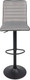 Миниатюра изображения товара Стул барный AksHome Capri (серый велюр HCJ-38/черный велюр HCJ-50/черный)