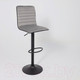 Миниатюра изображения товара Стул барный AksHome Capri (серый велюр HCJ-38/черный велюр HCJ-50/черный)