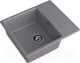 Миниатюра изображения товара Мойка кухонная GranFest GF-UR-658L (темно-серый)