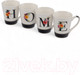 Миниатюра изображения товара Набор кружек Domenik Home DMS004 (4шт)