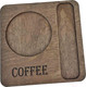 Миниатюра изображения товара Подставка под кружку ОМурМебель Coffee (коричневый)