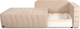 Миниатюра изображения товара Тахта Мебельград Орион Стандарт левый (мора бежевый)