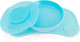Миниатюра изображения товара Набор посуды для кормления Twistshake Click Mat Mini коврик с тарелкой / 78440 (пастельный синий)