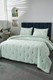 Миниатюра изображения товара Набор текстиля для спальни Sofi de Marko Эрика 230х250 с наволочкой / П-Од-17-230х250 (ментоловый)