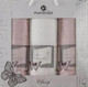 Миниатюра изображения товара Набор полотенец Merzuka Classy / 11291 (3шт, в коробке, светло-розовый)