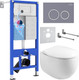 Миниатюра изображения товара Унитаз подвесной с инсталляцией Roxen StounFix Dual Fresh 966160