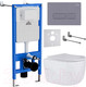 Миниатюра изображения товара Унитаз подвесной с инсталляцией Roxen StounFix Slim 966779