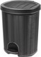 Миниатюра изображения товара Мусорное ведро Эльфпласт Elegance EP337 с педалью (18л, графитовый)