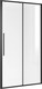 Миниатюра изображения товара Душевая дверь Niagara 140x195 NG-84-14AB (черный матовый/прозрачное стекло)