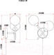 Миниатюра изображения товара Бра Moderli Molecule / V10844-2W