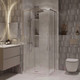 Миниатюра изображения товара Душевой уголок Niagara NG-6622-34 80x80x195 (хром/прозрачное стекло)