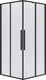 Миниатюра изображения товара Душевой уголок Niagara NG-6822-34BLACK 80x80x195 (черный матовый/прозрачное стекло)