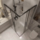 Миниатюра изображения товара Душевой уголок Niagara NG-6824-34BLACK 100x100x195 (черный матовый/прозрачное стекло)