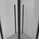 Миниатюра изображения товара Душевой уголок Niagara NG-6825-34BLACK 80x80x195 (черный матовый/прозрачное стекло)
