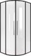 Миниатюра изображения товара Душевой уголок Niagara NG-6826-34BLACK 90x90x195 (черный матовый/прозрачное стекло)
