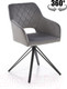 Миниатюра изображения товара Стул Halmar K535 (серый/черный)