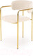 Миниатюра изображения товара Стул Halmar K537 (кремовый/золото)