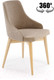 Миниатюра изображения товара Стул Halmar Malaga (Mavel 38/Stelar 16 бежевый/бук)