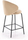 Миниатюра изображения товара Стул барный Halmar H121 (бежевый/черный)