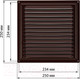 Миниатюра изображения товара Решетка вентиляционная TDM SQ1807-0709