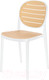 Миниатюра изображения товара Стул Halmar K529 (белый/натуральный)