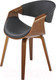 Миниатюра изображения товара Стул Halmar K544 (черный/орех)