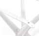 Миниатюра изображения товара Обеденный стол Sheffilton SHT-TU30-2/TT41 120/80 МДФ бочкообразная (белый/сангай пластик)