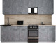 Миниатюра изображения товара Кухонный гарнитур Интерлиния Мила Gloss 50-26 (керамика/керамика/травертин серый)