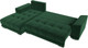 Миниатюра изображения товара Диван угловой Лига Диванов НордСтар левый / 121108L (велюр зеленый/подушки велюр зеленый)
