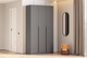 Миниатюра изображения товара Шкаф Mio Tesoro ШК 5 1200 3-х створчатый (графит серый)