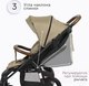Миниатюра изображения товара Детская прогулочная коляска Tomix Stella Lux / HP-777LUX (песчано-коричневый)