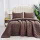 Миниатюра изображения товара Набор текстиля для спальни Sofi de Marko Робби 230х250 / Пок-Роб-шк-230х250 (шоколадный)