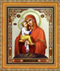 Миниатюра изображения товара Икона Декарт Богородица Почаевская 8Л1599