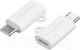Миниатюра изображения товара Адаптер Breaking Y01 Lightning - USB-C / 24567 (белый)