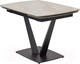 Миниатюра изображения товара Обеденный стол M-City Alatri 120 Gloss / 614M05548 (Amber Jade Solid Ceramic/Black)