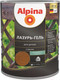 Миниатюра изображения товара Защитно-декоративный состав Alpina Лазурь-гель (750мл, орех)