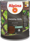 Миниатюра изображения товара Защитно-декоративный состав Alpina Лазурь-гель (750мл, палисандр)