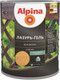 Миниатюра изображения товара Защитно-декоративный состав Alpina Лазурь-гель (750мл, тик)