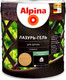 Миниатюра изображения товара Защитно-декоративный состав Alpina Лазурь-гель (2.5л, тик)
